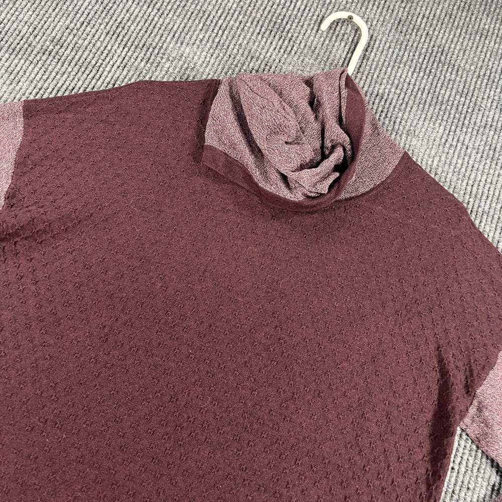 Smart‎ Wool Shadow Purple Hoodie Sweatshirt Womens Large Purple Long Sleeve